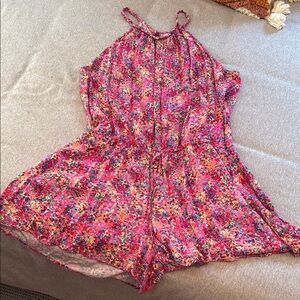 GAP Multicolor Floral Jumpsuit